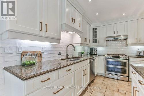384 Grangeover Avenue, London, ON - Indoor Photo Showing Kitchen With Double Sink With Upgraded Kitchen