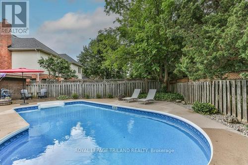 384 Grangeover Avenue, London, ON - Outdoor With In Ground Pool With Backyard