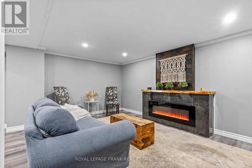 9 Gary Court, Clarington, ON - Indoor With Fireplace