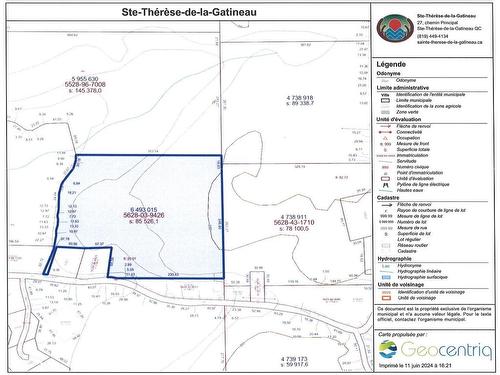 Land/Lot - Rue Non Disponible-Unavailable, Sainte-Thérèse-De-La-Gatineau, QC 