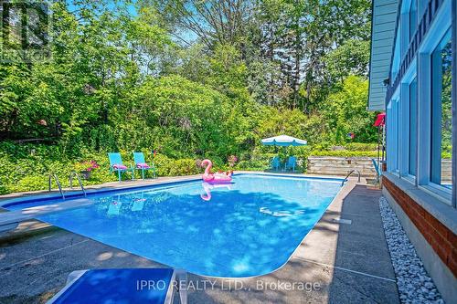 204 Main Street S, Halton Hills, ON - Outdoor With In Ground Pool