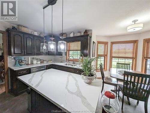 22745 Creek Road, Chatham, ON - Indoor Photo Showing Kitchen With Double Sink