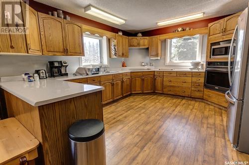 Rm Abernethy Acreage, Abernethy Rm No. 186, SK - Indoor Photo Showing Kitchen With Double Sink