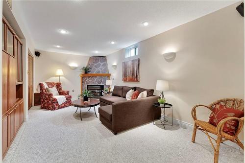 411 East 15Th Street, Hamilton, ON - Indoor Photo Showing Other Room With Fireplace