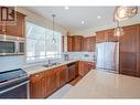 2450 Radio Tower Road Unit# 187, Oliver, BC  - Indoor Photo Showing Kitchen With Double Sink 