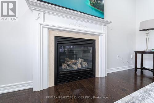 7 Swanton Road, Brampton, ON - Indoor Photo Showing Living Room With Fireplace