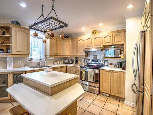 Kitchen - 775 Rue Du Patrimoine, Prévost, QC - Indoor Photo Showing Kitchen With Double Sink