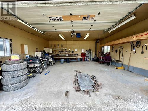 2600 Spout Lake Road, Lac La Hache, BC - Indoor Photo Showing Garage