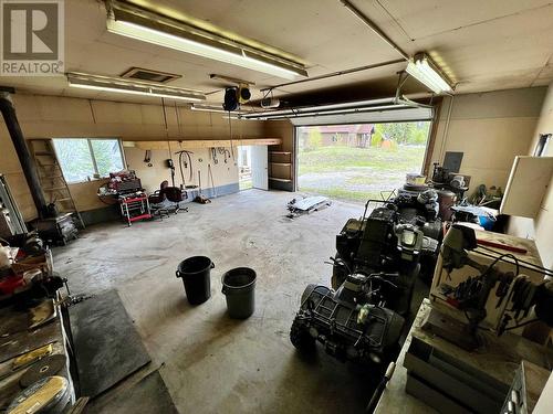 2600 Spout Lake Road, Lac La Hache, BC - Indoor Photo Showing Garage