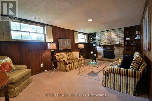 25 Butler Drive, St. Thomas, ON - Indoor Photo Showing Living Room With Fireplace