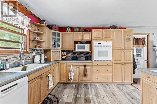 458 Old Norwood Road, Havelock-Belmont-Methuen (Havelock), ON - Indoor Photo Showing Kitchen With Double Sink