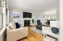 123 Arsene St, Dieppe, NB  - Indoor Photo Showing Living Room With Fireplace 