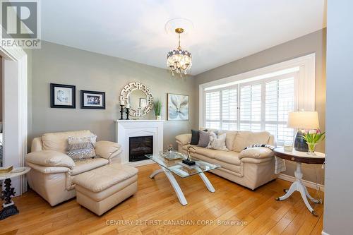 162 Victoria Street, Southwest Middlesex, ON - Indoor Photo Showing Living Room With Fireplace