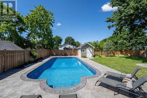 162 Victoria Street, Southwest Middlesex, ON - Outdoor With In Ground Pool With Deck Patio Veranda With Backyard