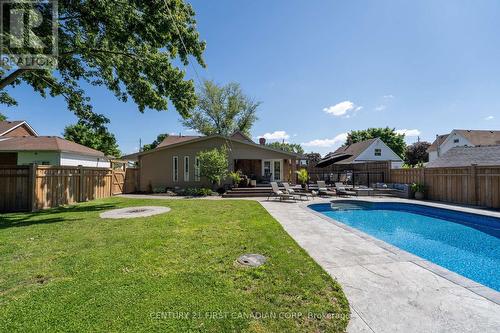 162 Victoria Street, Southwest Middlesex, ON - Outdoor With In Ground Pool With Backyard