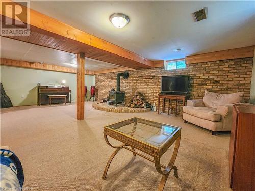 243 Spry Lake Road, Oliphant, ON - Indoor With Fireplace