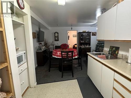 510 Valois Drive, Mattawa, ON - Indoor Photo Showing Kitchen With Double Sink