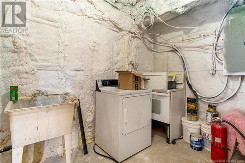 3564 Route 10, Albrights Corner, NB - Indoor Photo Showing Laundry Room