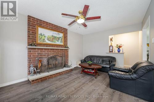 16 Sunforest Drive, Brampton, ON - Indoor Photo Showing Living Room With Fireplace