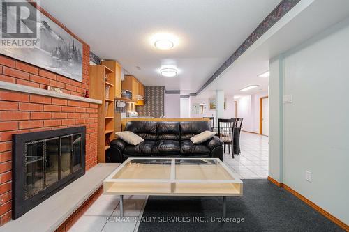 16 Sunforest Drive, Brampton, ON - Indoor Photo Showing Living Room With Fireplace