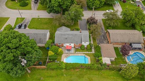 1092 Marley Crescent, Burlington, ON - Outdoor With In Ground Pool With View