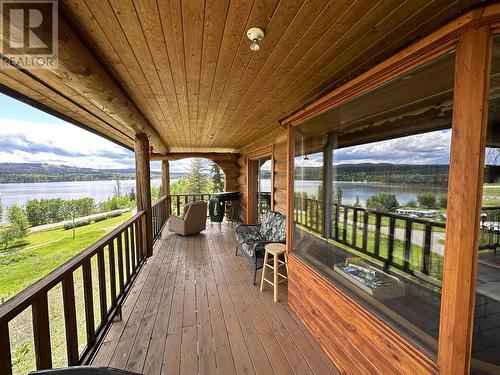 3173 Pritchard Road, Williams Lake, BC - Outdoor With Body Of Water With Deck Patio Veranda With Exterior