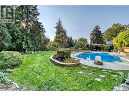 539 Knowles Road, Kelowna, BC - Outdoor With In Ground Pool With Backyard