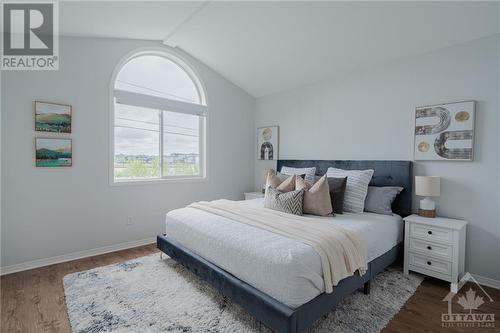 primary bedroom on the upper level - 132 Castle Glen Crescent, Kanata, ON - Indoor Photo Showing Bedroom