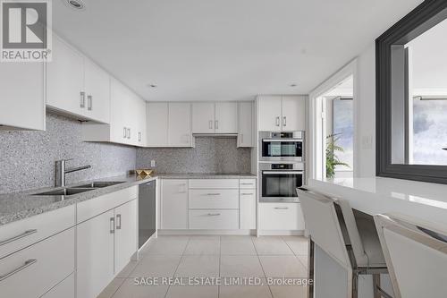 2005 - 175 Cumberland Street, Toronto (Annex), ON - Indoor Photo Showing Kitchen With Double Sink With Upgraded Kitchen