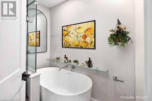 Virtually Staged - 57 Crawford Street, Chatsworth, ON - Indoor Photo Showing Bathroom