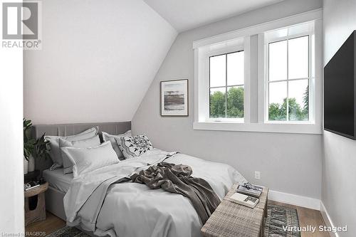 Virtually Staged - 57 Crawford Street, Chatsworth, ON - Indoor Photo Showing Bedroom