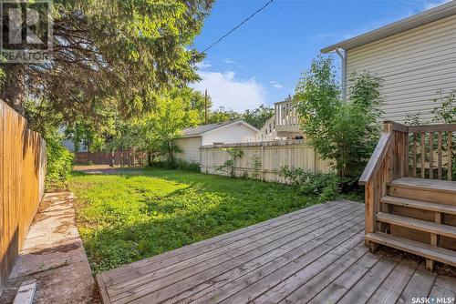 718 7Th Street E, Saskatoon, SK - Outdoor With Deck Patio Veranda With Backyard