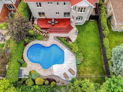 Aerial photo - 458 Rue Kéroack, Saint-Bruno-De-Montarville, QC - Outdoor With In Ground Pool