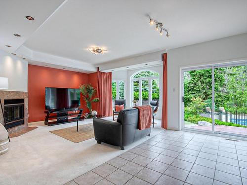 Overall view - 458 Rue Kéroack, Saint-Bruno-De-Montarville, QC - Indoor Photo Showing Living Room With Fireplace