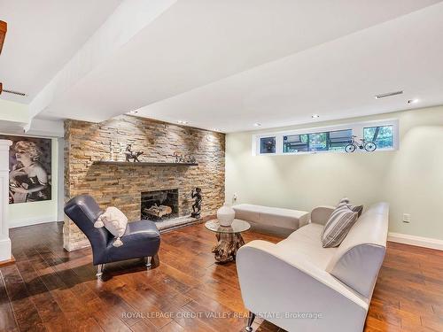 148 Cornwall Hts, Brampton, ON - Indoor With Fireplace