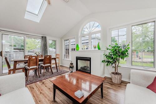 55 Admiral Road, Kitchener, ON - Indoor Photo Showing Living Room With Fireplace