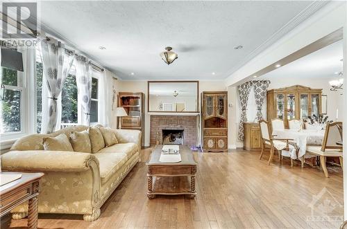 1657 Alta Vista Drive, Ottawa, ON - Indoor Photo Showing Living Room With Fireplace