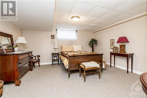 Lower level bedroom - 328 Humphries Road, Renfrew, ON - Indoor Photo Showing Bedroom