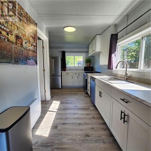 4551 Long Lake Road, Sudbury, ON - Indoor Photo Showing Kitchen With Double Sink