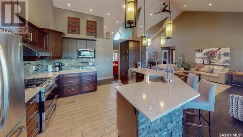 Dreamer'S Acres, Lumsden Rm No. 189, SK - Indoor Photo Showing Kitchen With Upgraded Kitchen