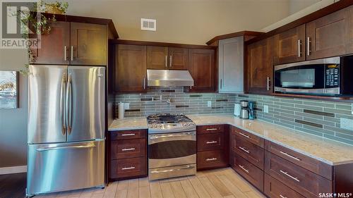 Dreamer'S Acres, Lumsden Rm No. 189, SK - Indoor Photo Showing Kitchen With Stainless Steel Kitchen With Upgraded Kitchen