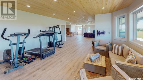 Dreamer'S Acres, Lumsden Rm No. 189, SK - Indoor Photo Showing Gym Room