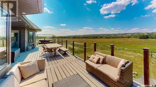 Dreamer'S Acres, Lumsden Rm No. 189, SK - Outdoor With Deck Patio Veranda With View With Exterior