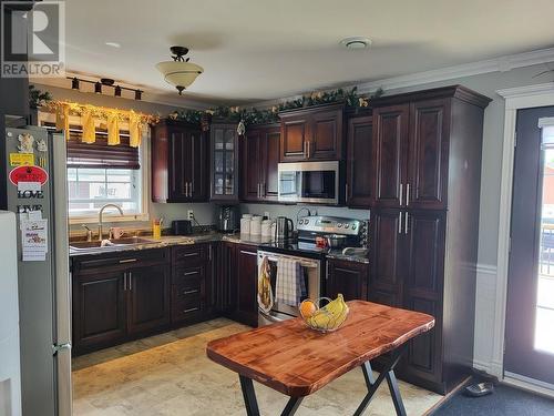 137 Main Street, Point Leamington, NL - Indoor Photo Showing Kitchen With Double Sink