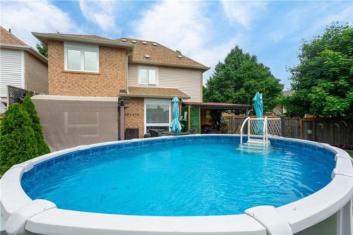 5135 Bunton Crescent, Burlington, ON - Outdoor With Above Ground Pool With Exterior