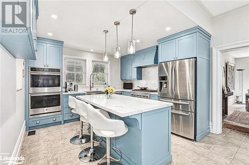 243 Birch Street, Collingwood, ON - Indoor Photo Showing Kitchen With Stainless Steel Kitchen With Upgraded Kitchen