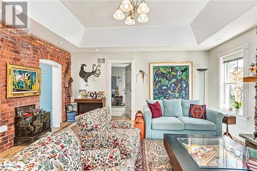 243 Birch Street, Collingwood, ON - Indoor Photo Showing Living Room With Fireplace