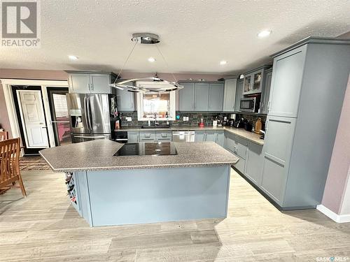 201 Prairie Street, Yellow Grass, SK - Indoor Photo Showing Kitchen With Double Sink