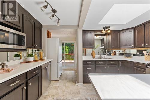 932 Moy, Windsor, ON - Indoor Photo Showing Kitchen With Double Sink