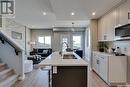 3225 Green Turtle Road, Regina, SK  - Indoor Photo Showing Kitchen With Double Sink With Upgraded Kitchen 